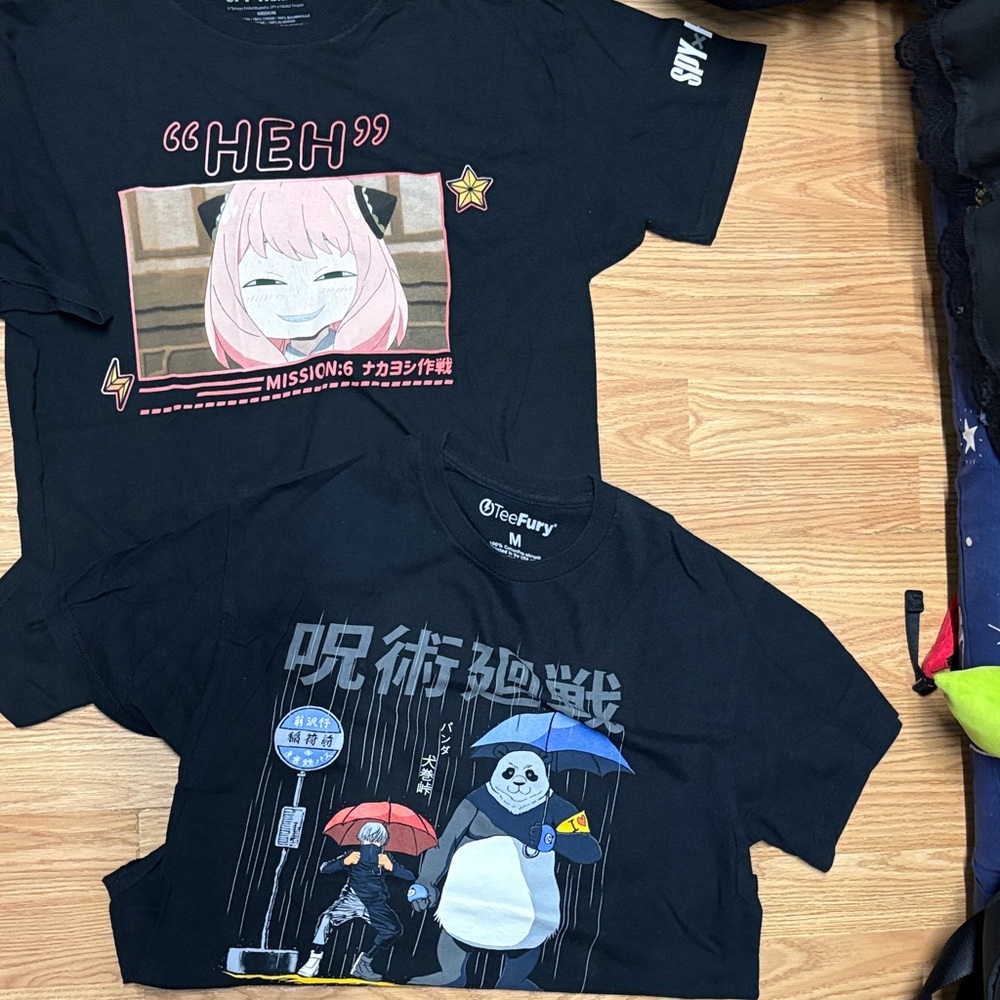 Graphic Anime Tee -Character Print